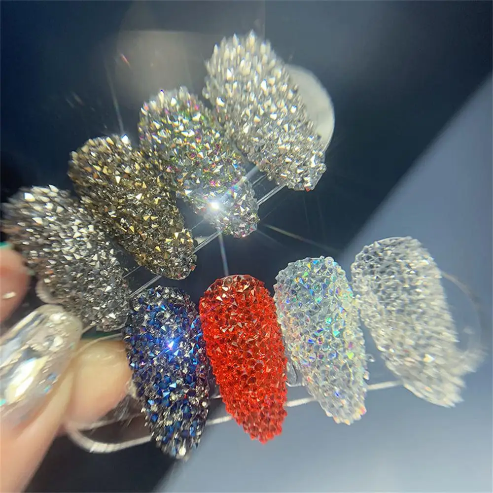 3D Nail Art Decorations Rhinestones For Nails Strass uv gel Micro Zircons Crystals Stones Zirconium Manicure Decoration