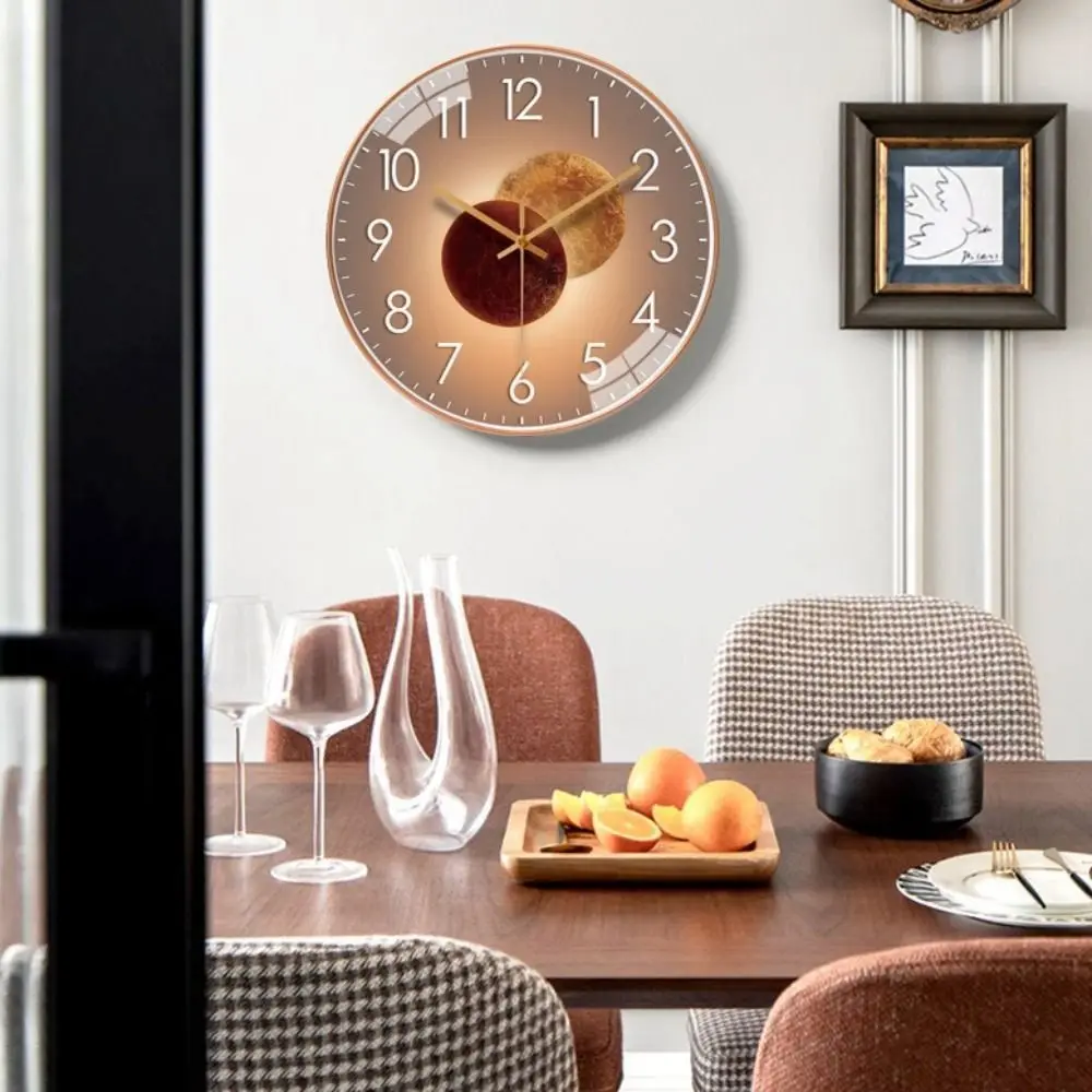 luxury 8 Inches Wall Clock Silent Movement Quartz Mute Clock Fashion Personality Hanging Watch Office