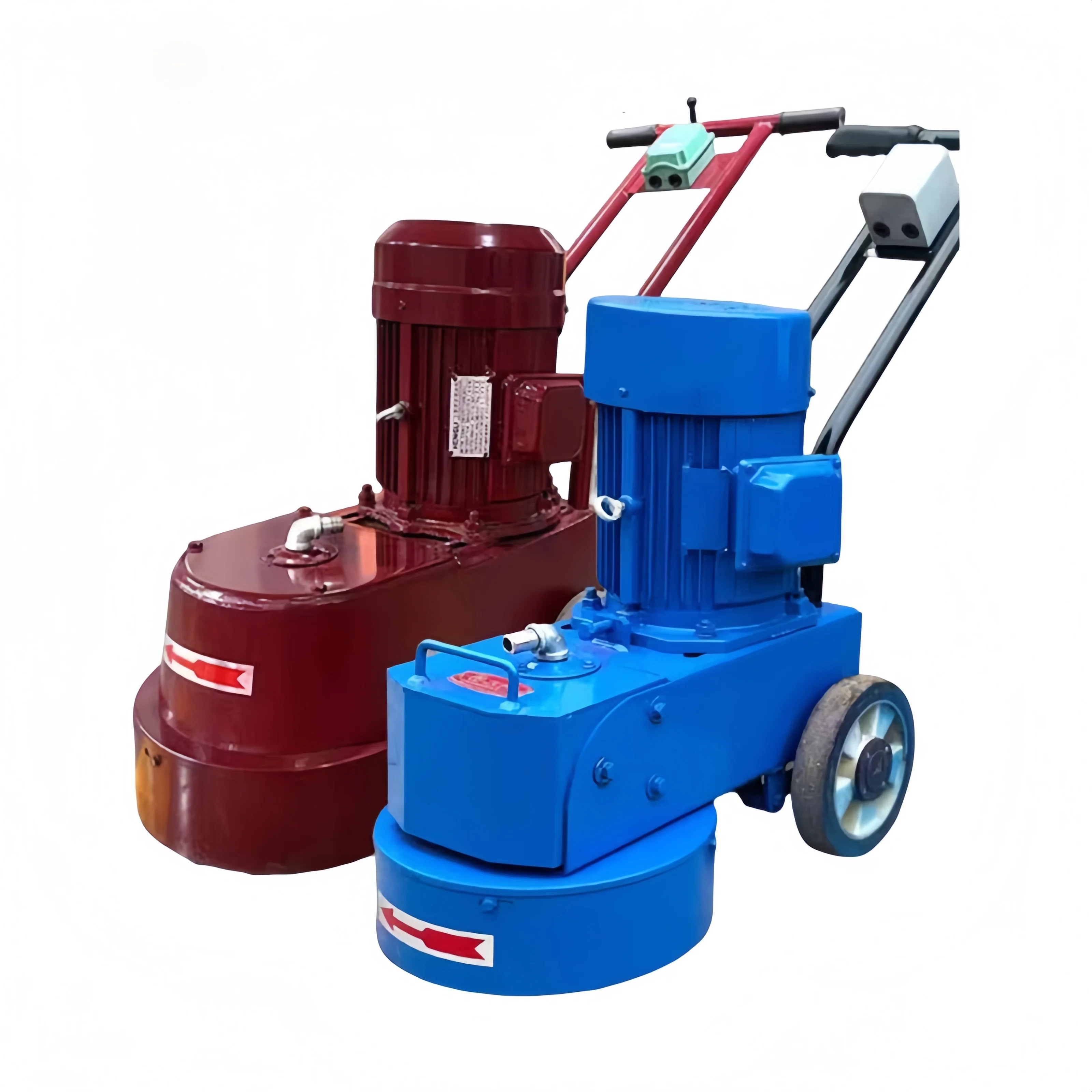 Portable Diamond Terrazzo Polishing Tool Semi-Automatic Motor 7.5kw Floor Grinder Low Maintenance Cost Small-Scale Renovations