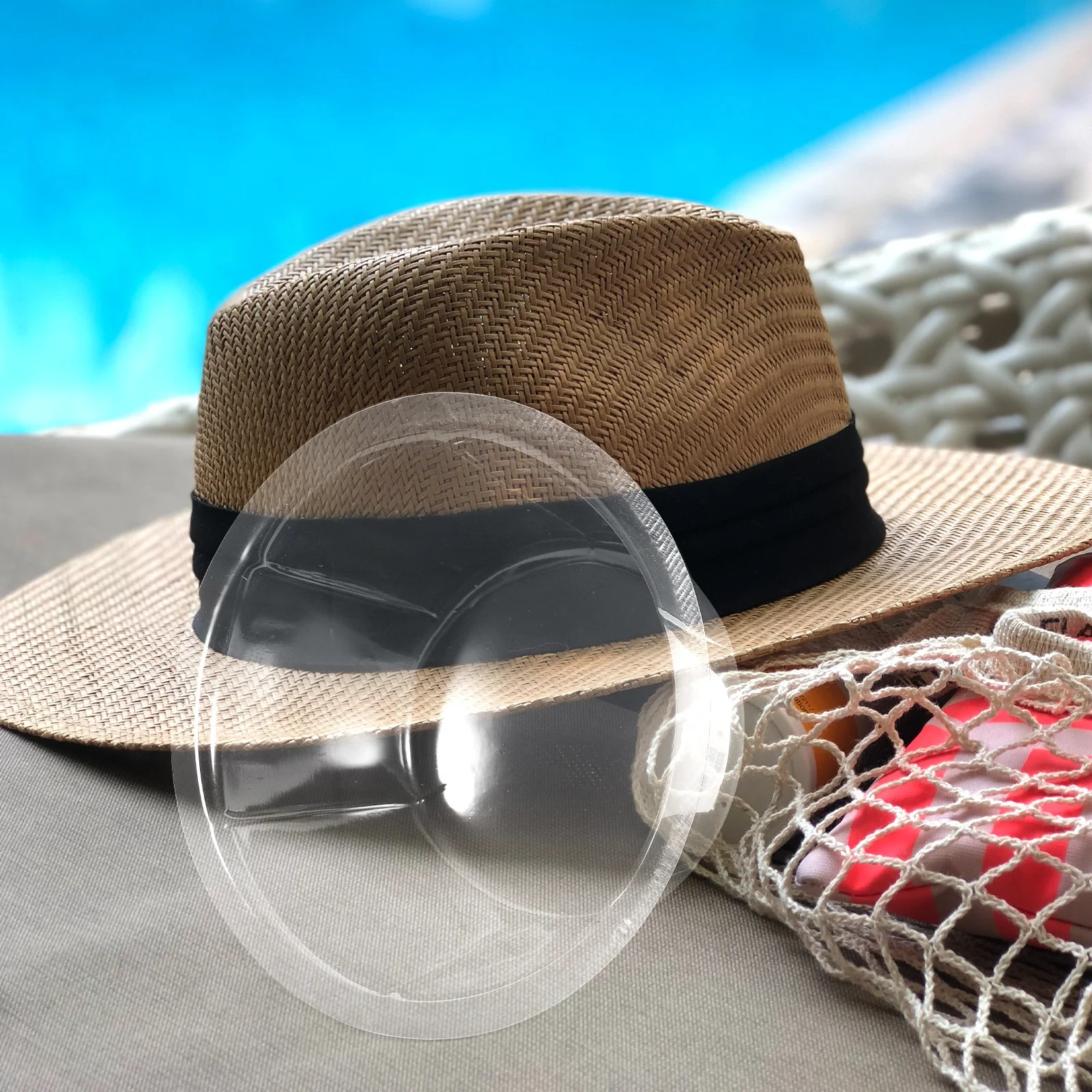 

10Pcs Hat Insert Clear Plastic Shaper Display Stand Hat Holder for Baseball Cap Peaked Cap Support Panel Hats Inserts