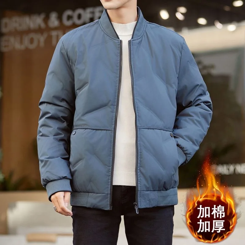 

Down and cotton jacket, winter thick cotton jacket, men's new trendy jacket, casual youth jacket, trendy versatile cotton jacket