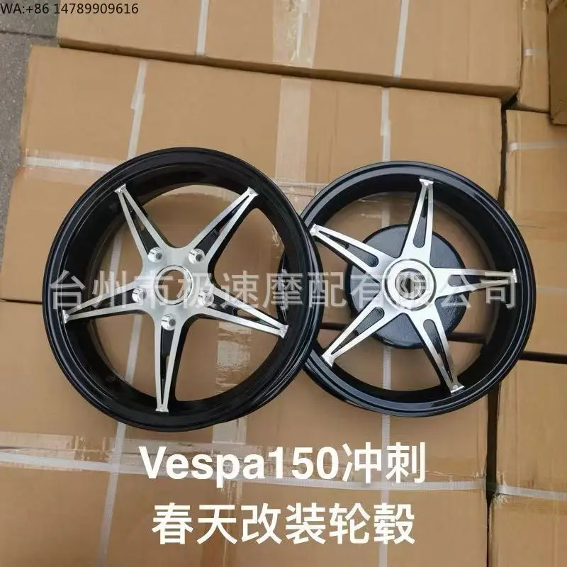 

High-End Custom Motorcycle Rims Made In ChinaVespa/Spring, Sprint 150 Wheels Motorcycle Wheels Vespa Wheels 12 Inch Modified Alu
