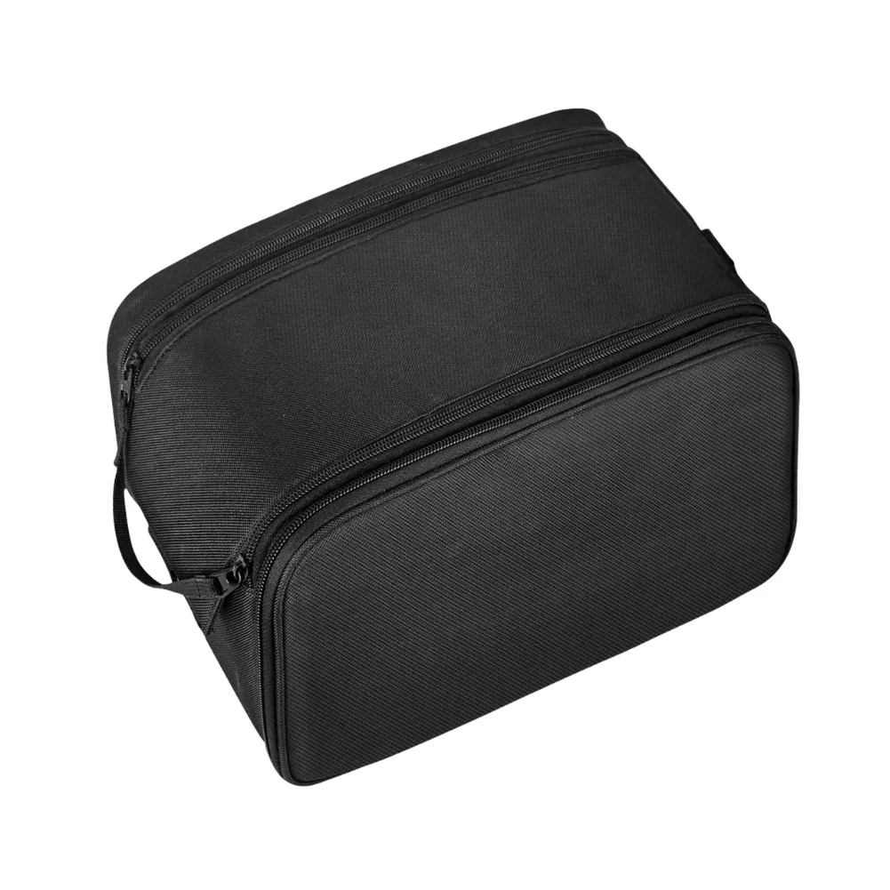Black Respiratory Machine Bag for cpap Device Protection Bag for cpap Accessories Sturdy Oxford Fabric 360 Degree Padding