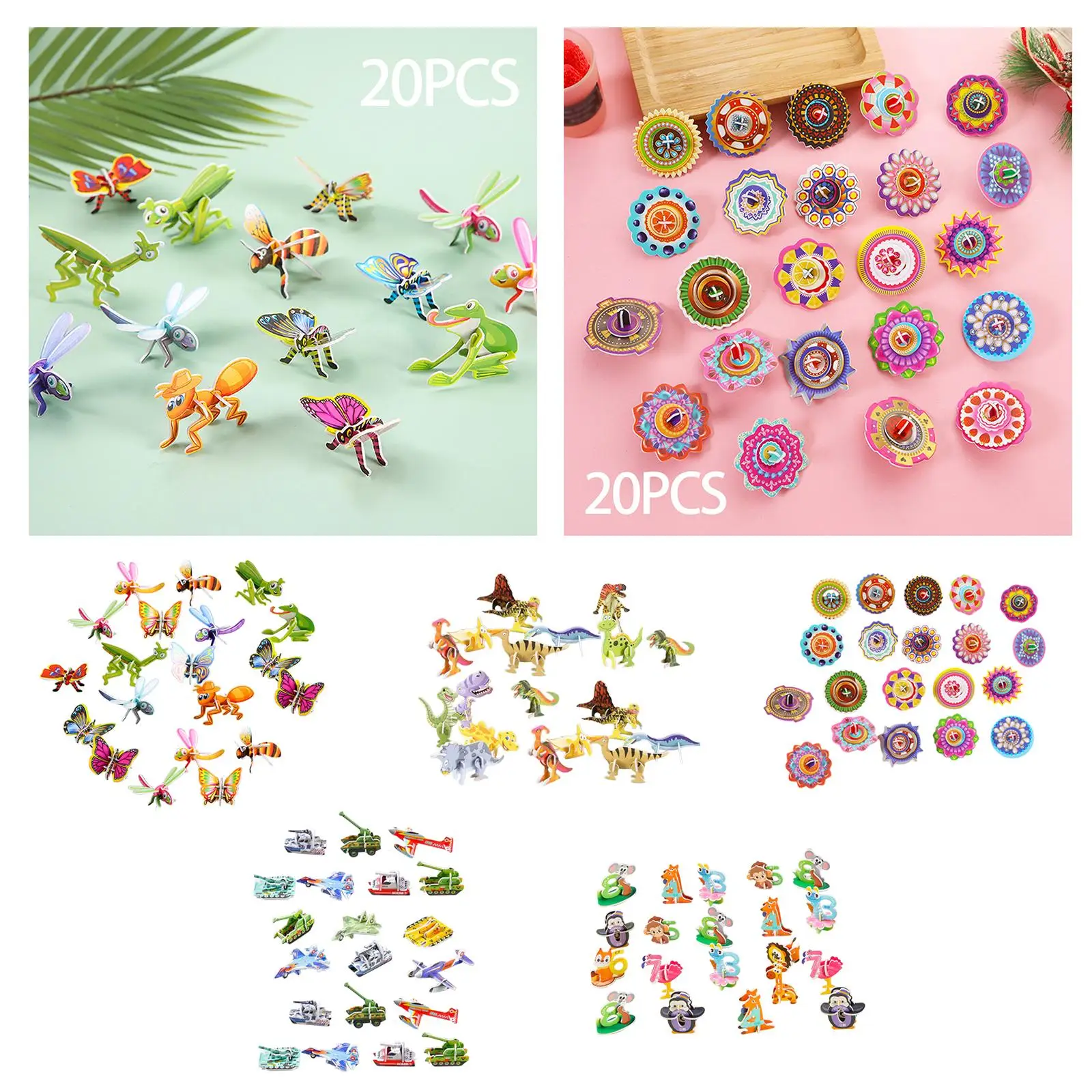 

DIY 3D Puzzle Montessori Toys Stem Toys Creativity Imagination Shape Matching Puzzle for Kids Preschool Party Toys Boys Girls