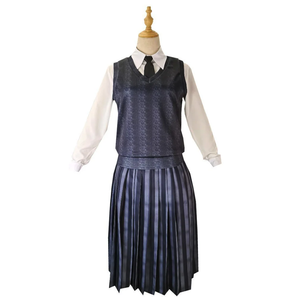 زي مدرسي أكاديمية نيفرمور |   فستان قميص جاكيت تنكري من آدامز للأطفال والكبار في الهالوين