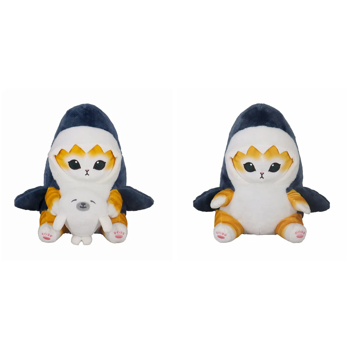 

Kawaii Mofusand Shark Cat Games Plush Toys Backpack Keychain Creative Cute Cartoon Stuffed Doll Friend Birthday Gift