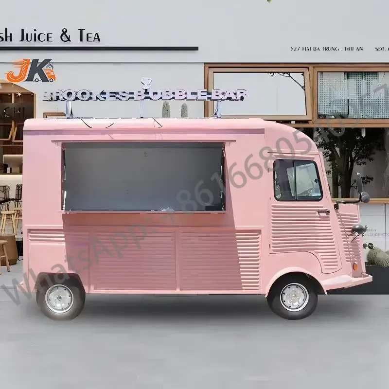 Concession Food Trailer Mobile Bar Food Truck Fully Equipped Stainless Steel Kitchen Snack Food Hot Dog Ice Cream Coffee Cart view 5