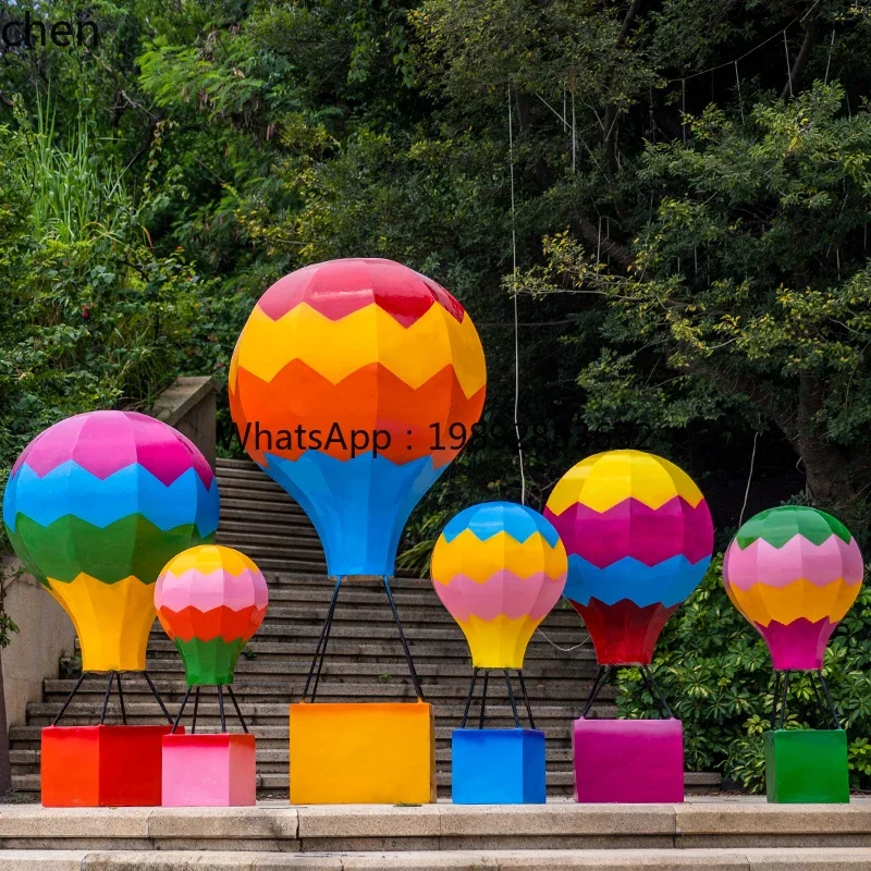 

BJ1 Creative FRP Sculpture Community Decoration Business Model Ornament