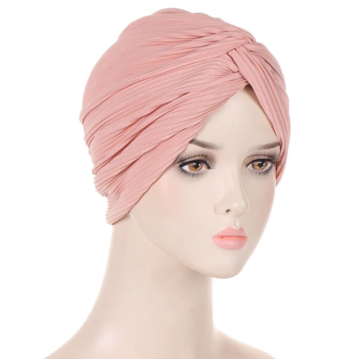 

Indian Women Muslim Stretch Hijab Turban Inner Caps Hair Loss Hat Bonnet Headwear Wrap Head Scarf Femme Cover Beanies