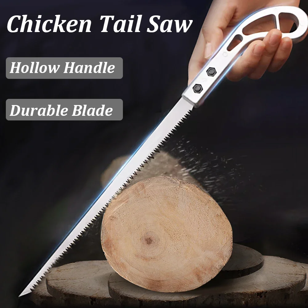 SK5 Steel Handsaw Small Detachable Chicken Tail Swallowtail Saws Convenient For Wall Panel Bending Multifunction Garden Saw