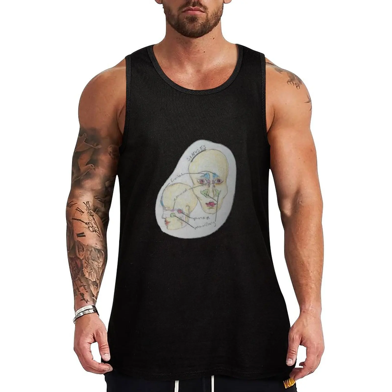 Sinuses Tank Top T-shirt sports anime gym