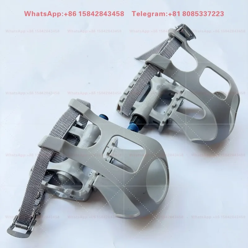 Spinning Bike Grey Pedals Anti-Slip Fitness Bike Pedals for Stationary Exercise Bike