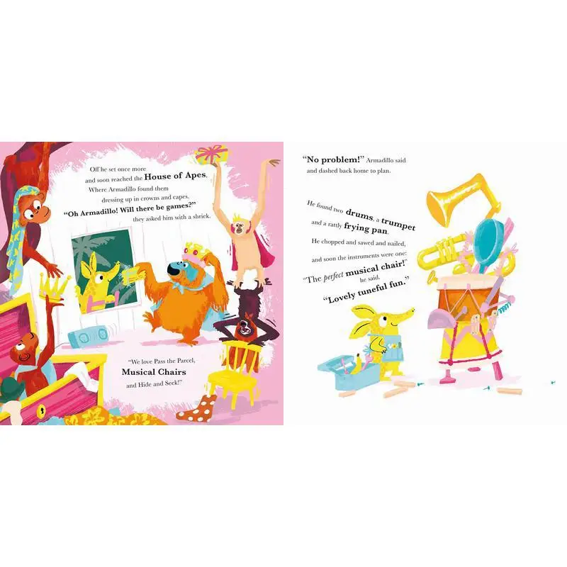 Oh Armadillo This Partys All Wrong Ellie Irving Robert Starling Happy Yak 9780711276949 Book