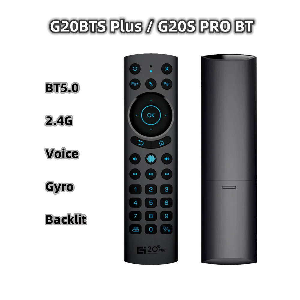 G20BTS Plus Remote Control 2.4G Wireless Air Mouse G20S G10SPRO BT5.0 Controller For Android TV BOX TX6 TX3 A95X H96 MAX X98mini