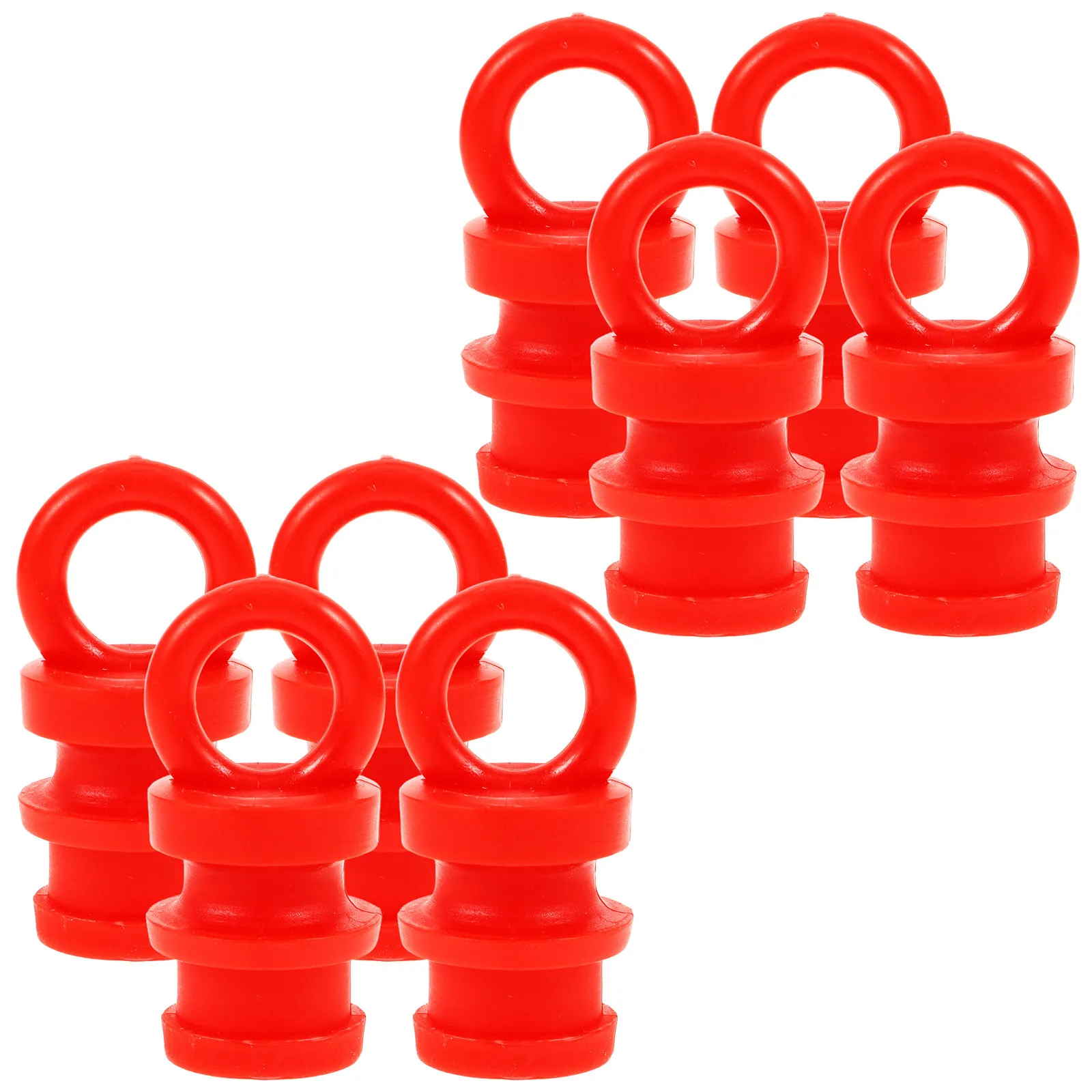 8Pcs High Visibility Traffic Safety Warning Post Caps Heavy Duty Orange Fence Post Caps Road Safety Cone Covers Outdoor