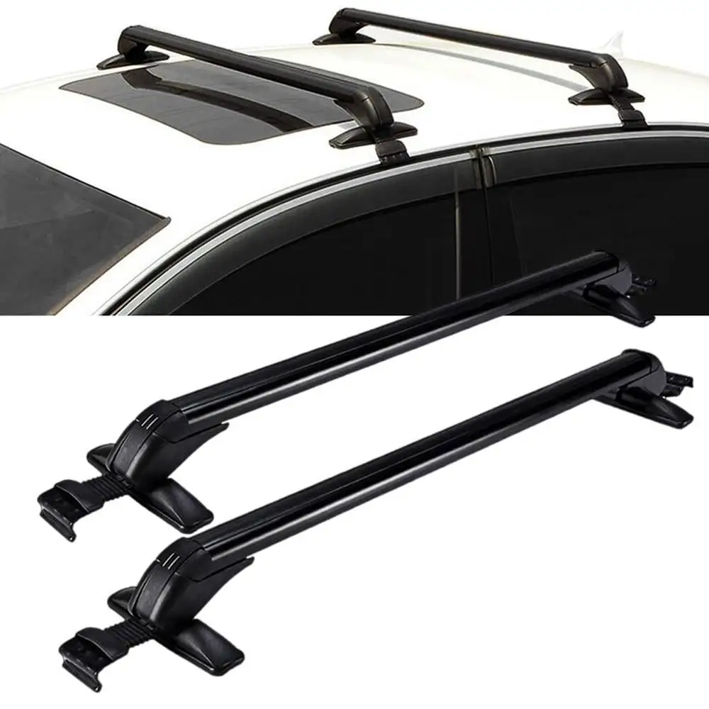 

43.3" Car w/Lock Cross Bar Luggage Carrier Top Roof Rack For Ford Focus SE ST