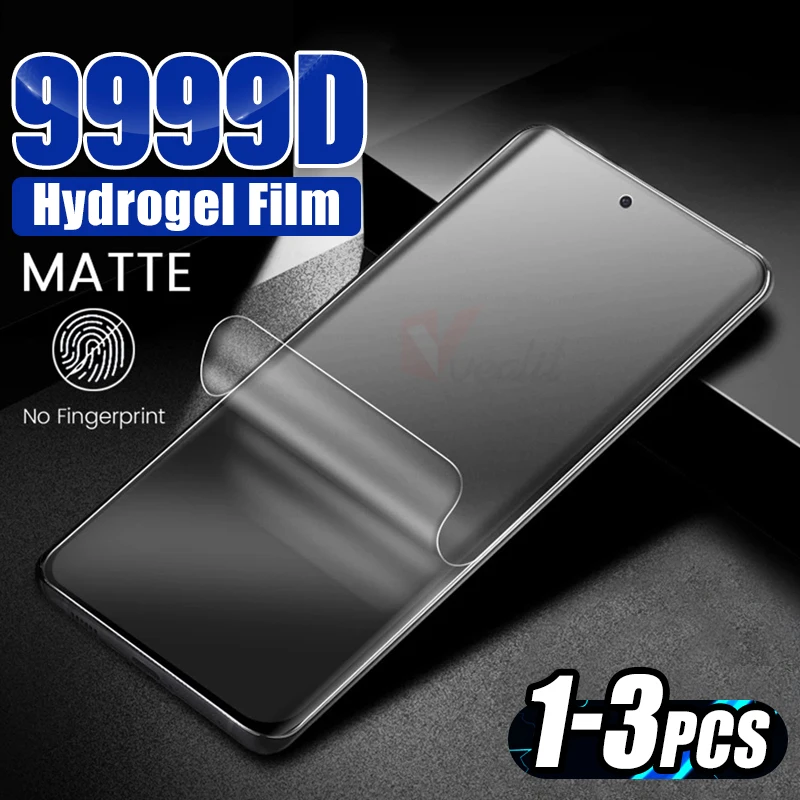 

1-3Pcs Curved Matte Hydrogel Film For Vivo X100 Ultra X100S X90S X80 X70 Pro Plus Screen Protectors Vivo iQOO Z9 Turbo Z9X Z8X