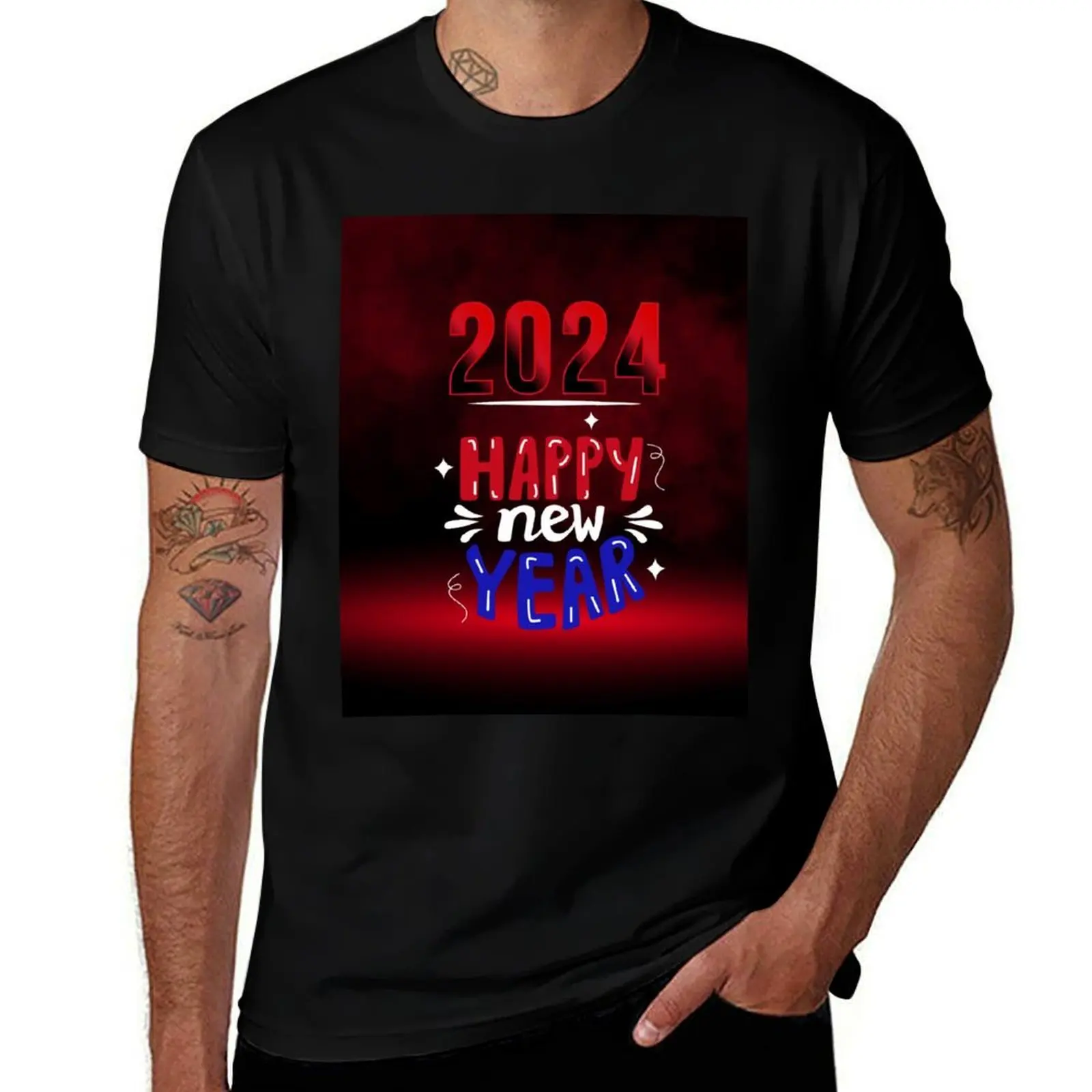 

Happy New Year Evolution T-Shirt funny gifts clothes summer shirt custom t-shirts outfits for men