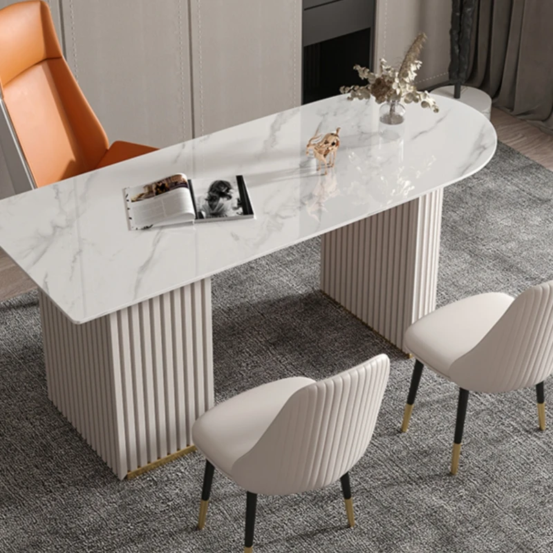 White Desk Table Coffee Conference Makeup Study Home Decor Products Desk Table Storage Table Pour Ordinateur Home Furniture