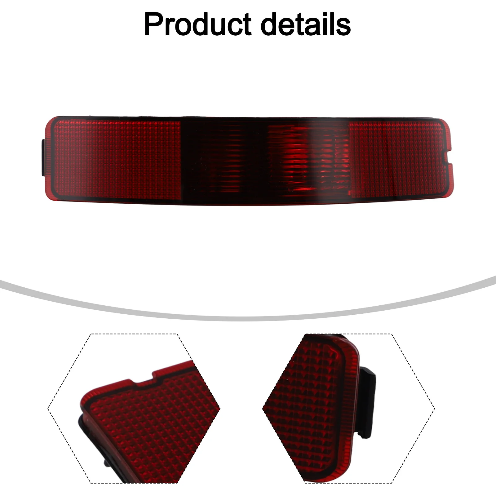 Vehicle Maintenance Red Rear Bumper Reflector Bumper Light OEM Number 8693009 Reliable Performance Wear-resistant