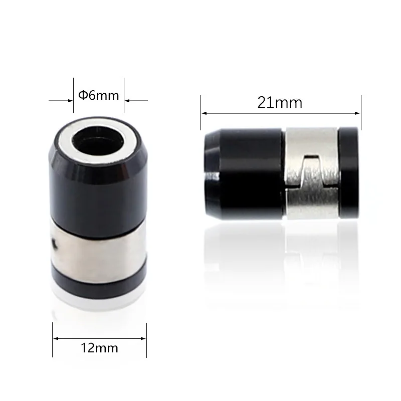Schrauben dreher Bits Köpfe Magnet ring Metall Schrauben dreher Kopf Magneti sierer Universal Magnet ring Stahl hülse elektrische Phillips