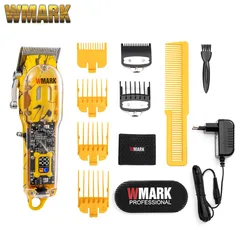 WMARKNG-411 Oil cabeça elétrica Push Shear, carregado barbeiro cabelo Clipper, venda quente