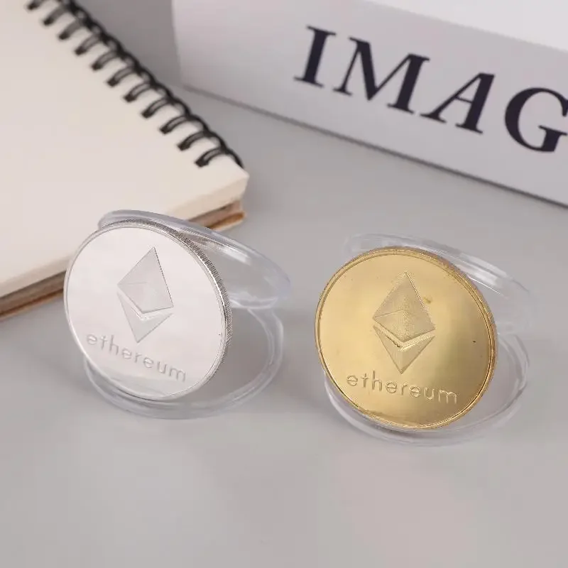 2Pcs Ethereum Coin … - image