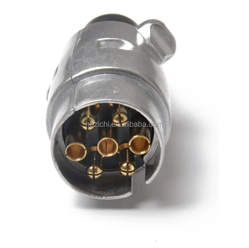Euro 12V 7Pin Trailer Plug  for Truck Trailer Truck Accessories Trailer Truck Connector Aluminium Alloy Tractor Connector
