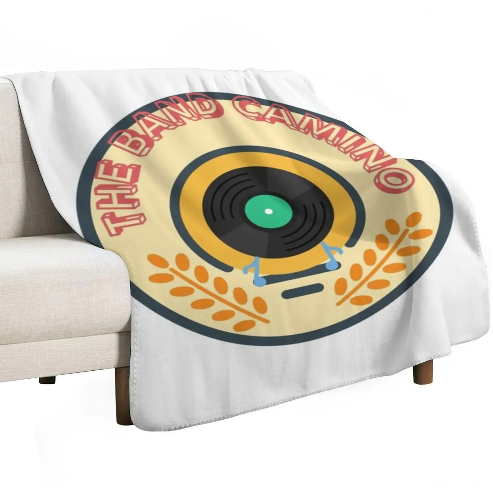 The Band Camino Throw Blanket Luxury St Designers Plaid on the sofa Comforter Sofa Heavy Blankets