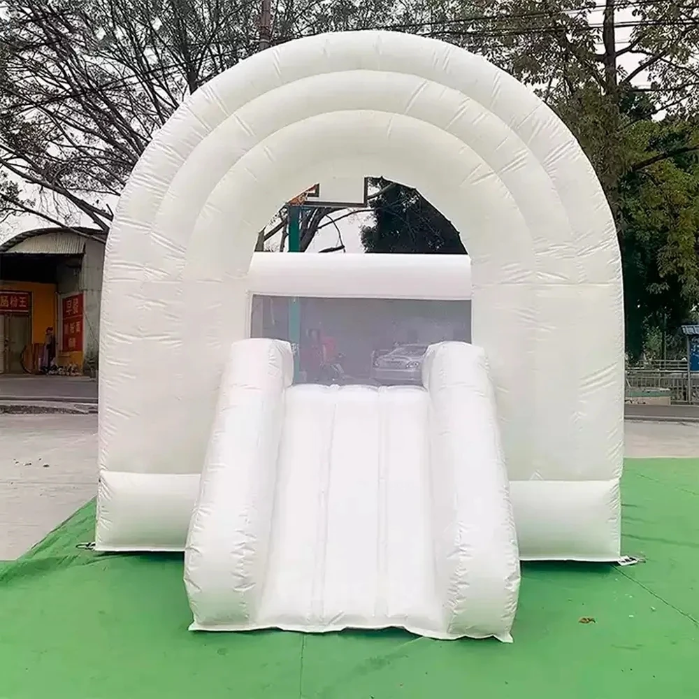 Maison de saut gonflable avec toboggan, château de saut durable pour les vacances des enfants, fête à thème, vente en gros