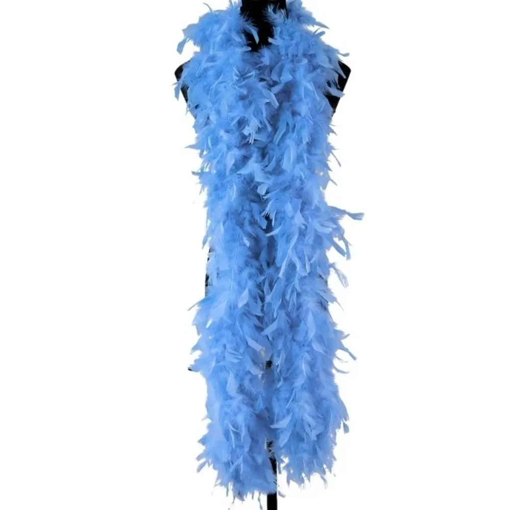 Cute Solid Color Feather Boa Turkey Feather Natural Feather Scarf Shawl Multiple Colors Apparel Fabric Halloween
