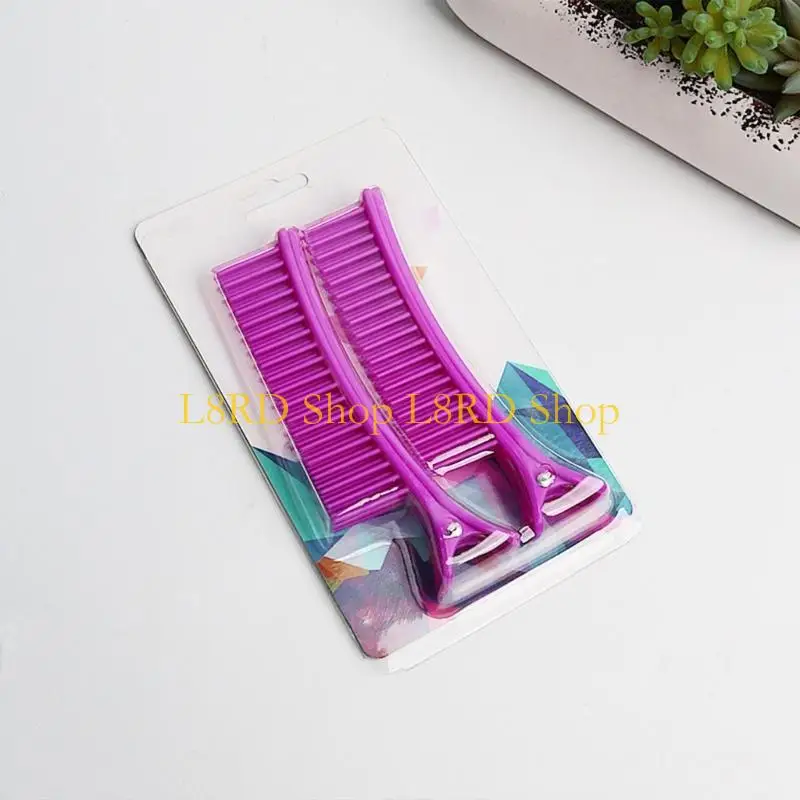 L8RD 2 Pcs/Set Hair Sectioning Clips Hair Cutting Clips Hairdressing Styling Clips