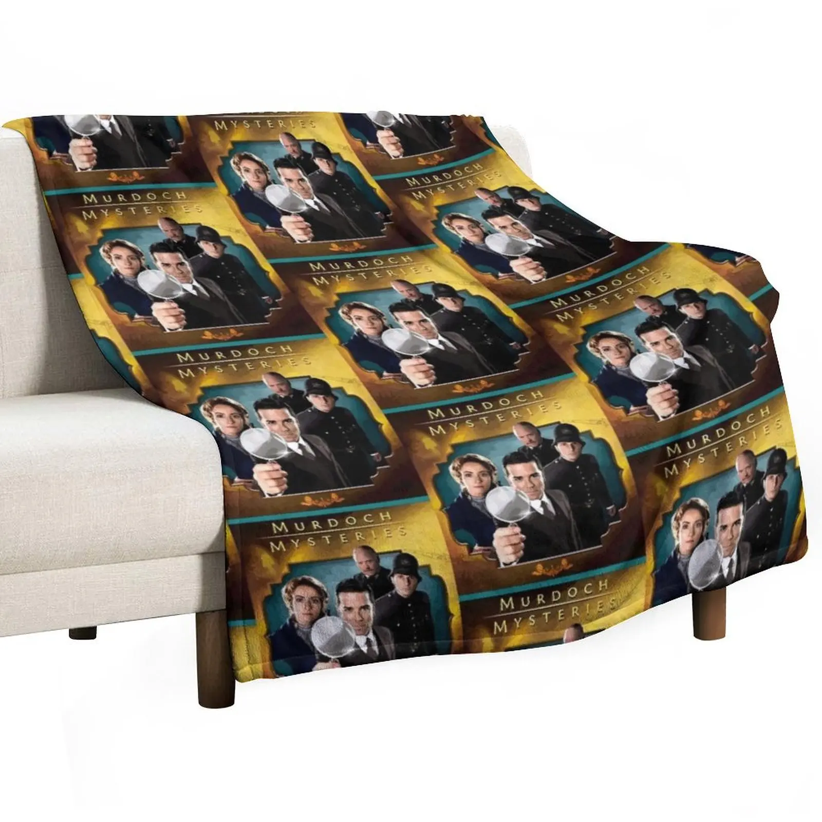 Birthday Girl Murdoch Limited Edition Mysteries Vintage Style Throw Blanket Sofa Warm Hairy Blankets