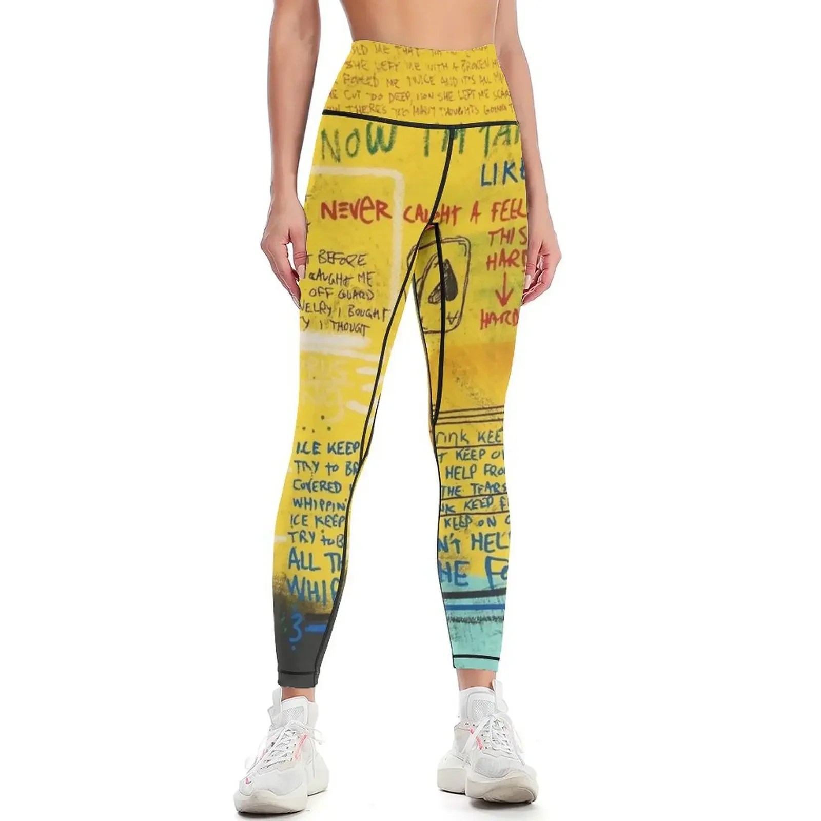 

I Fall Apart Leggings legging gym trousers gym's clothing gym wear Womens Leggings
