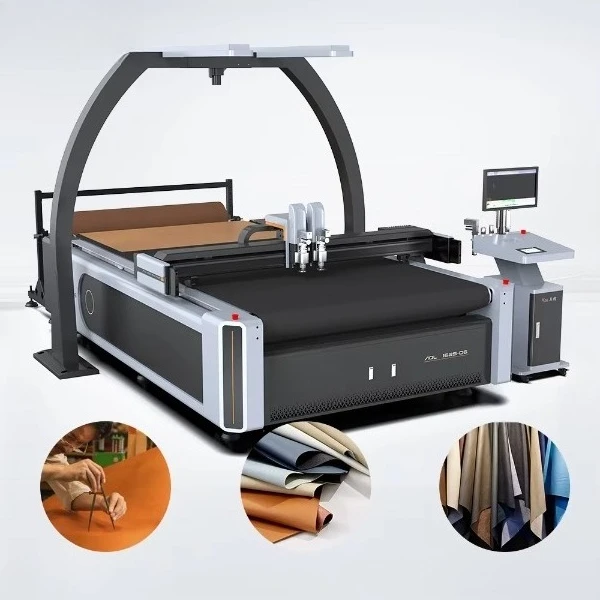 Precise profile cutting numerical control   for synthetic leather and artificial fur