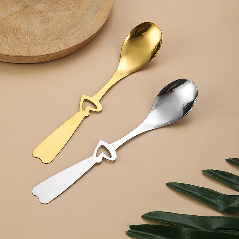 Stainless Steel Coffee Spoon Bird's Nest Honey Stirring Spoon Heart Spoon Kitchen Tableware Accessories