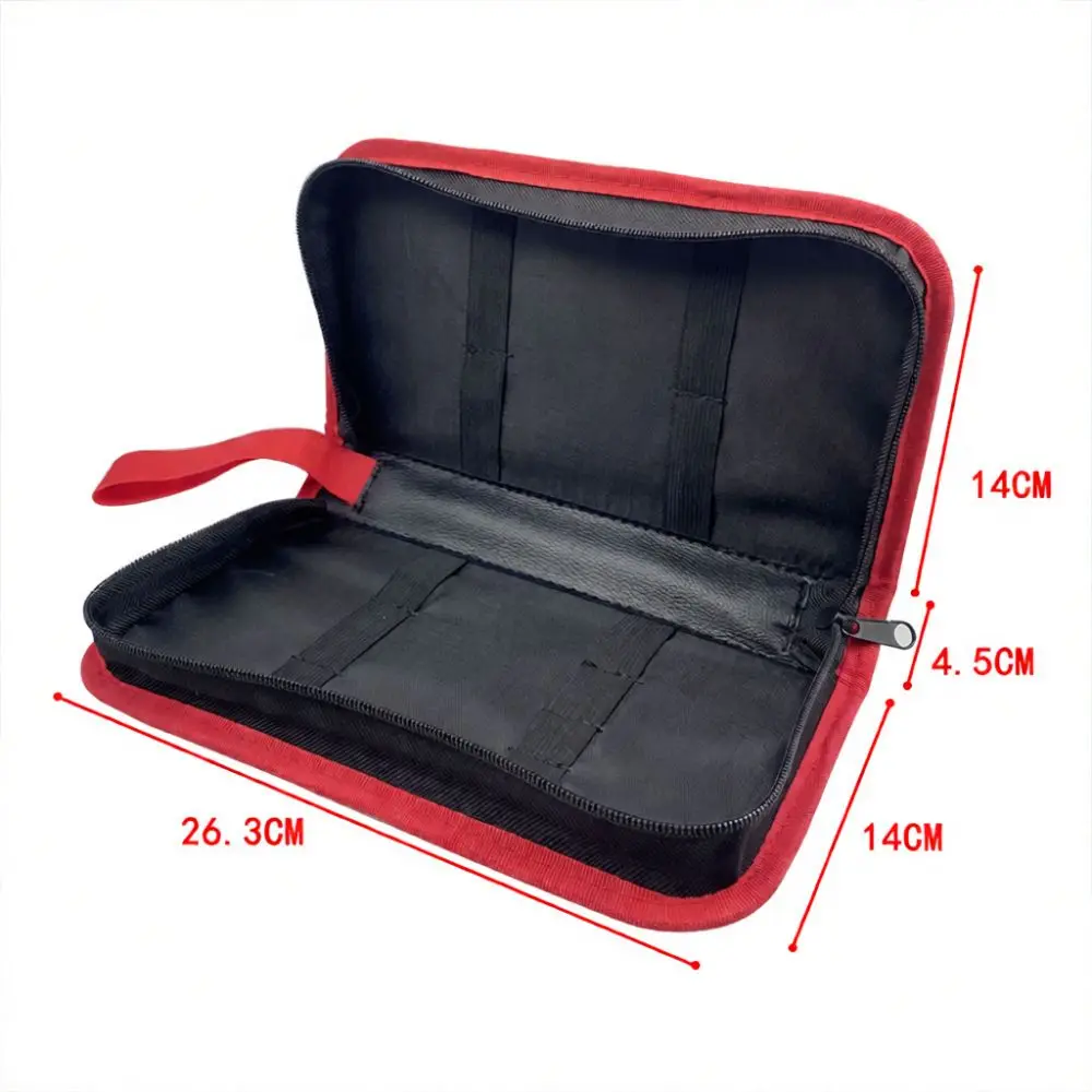 Portable Soldering Iron Organizer Pouch Premium Leather Storage Case For Electrical Welding Pens Hardware Maintenance