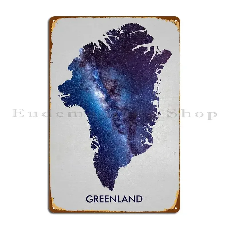 Greenland Metal Plaque Club Party Wall Decor Club Bar Print Club Tin Sign Poster