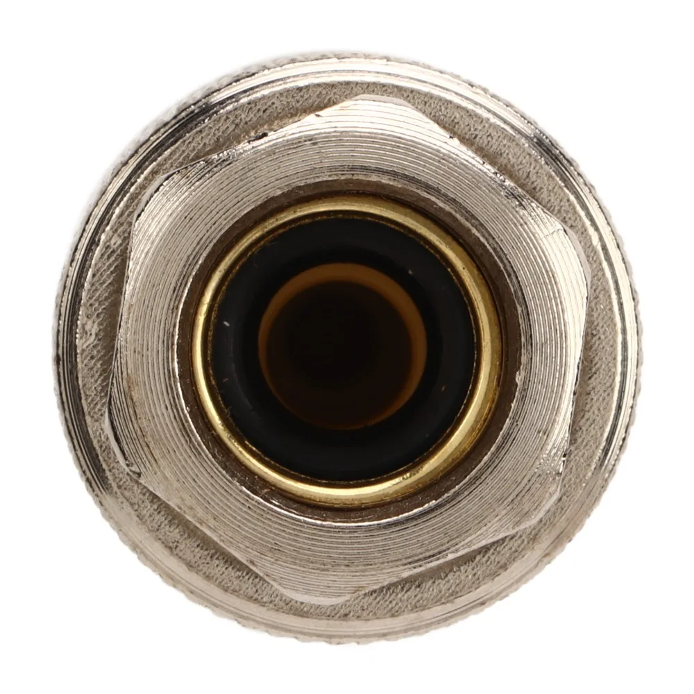 5PCS Steel Tire Inflator Adapter Diamond Knurl Hex Steel Mid Quick Connector Coupler Brass External Thread Universal