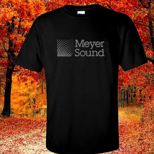 New Meyer Sound  Men's Black T- Shirt