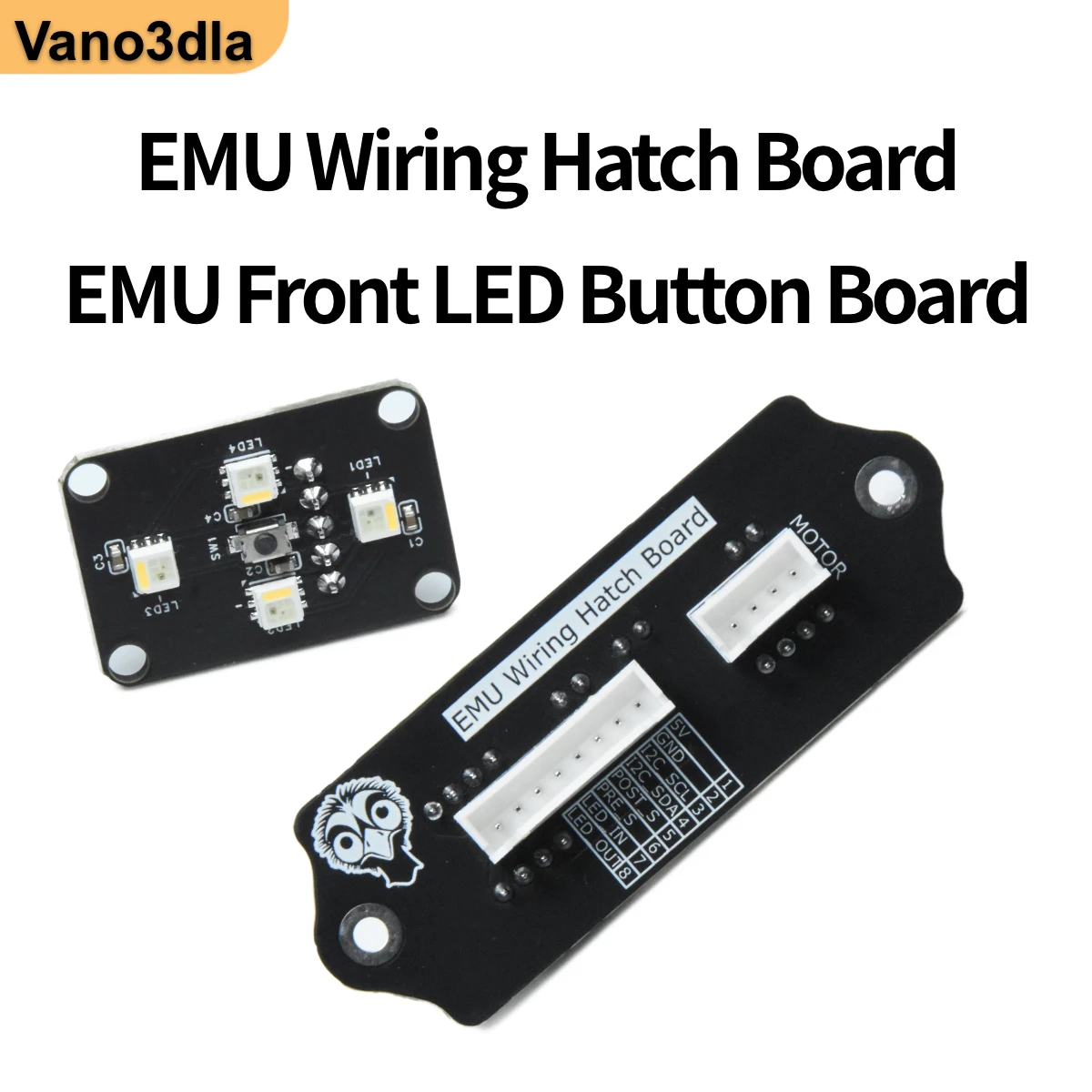 

EMU Wiring Hatch Board PCB and EMU Front LED Button Board PCB For Expandable Multi-material Unit