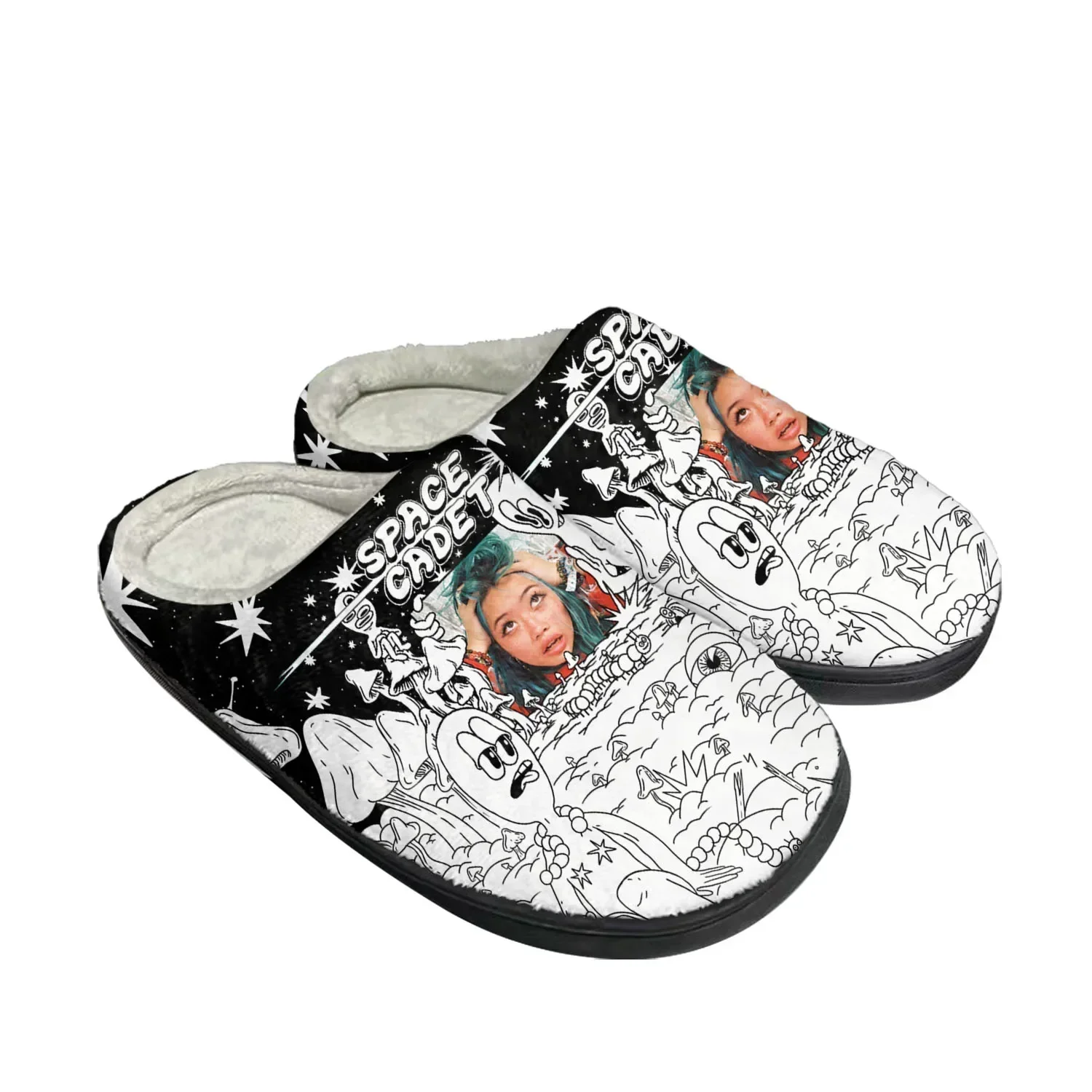 

Домашние хлопковые тапочки Beabadoobee для мужчин и женщин, плюшевые, для спальни, повседневные, теплые, термостойкие, для дома, с возможностью индивидуального дизайна