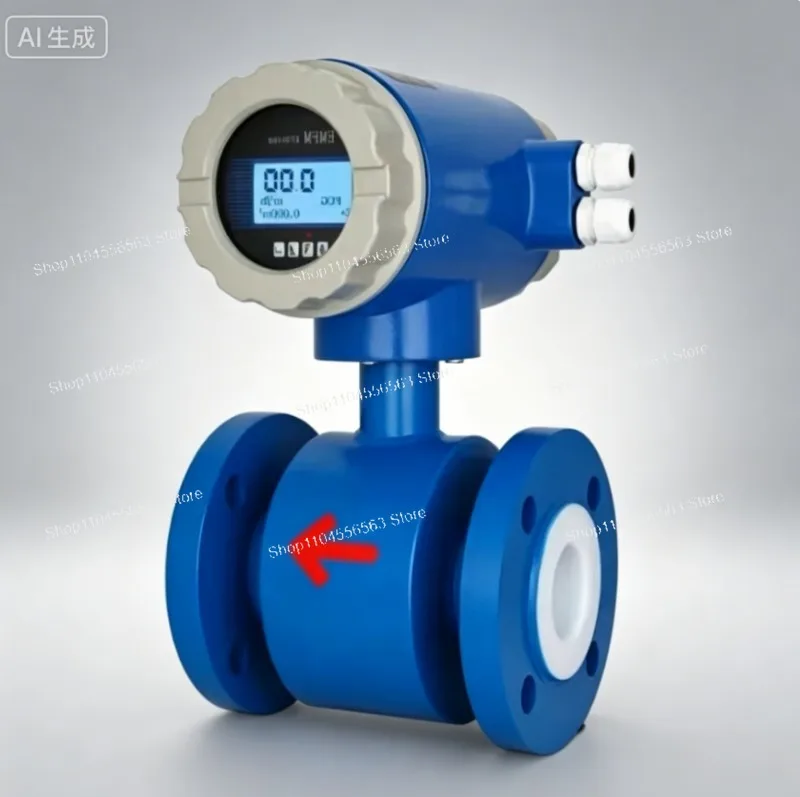 Electromagnetic Flow Transmitter: High-Precision Flowmeter, 4-20mA, RS485, 0.5% Accuracy for Water/Wastewater