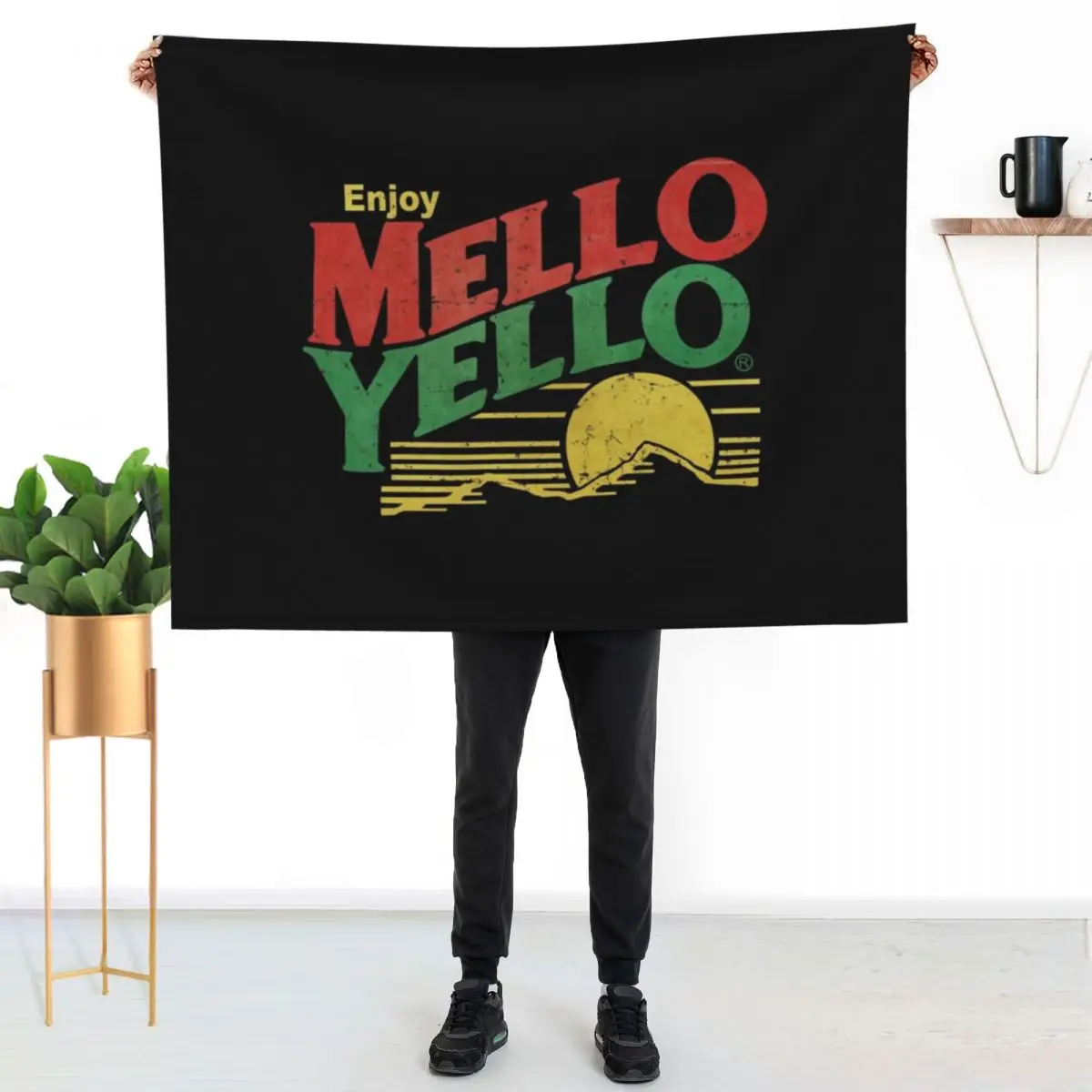 Mello Yello Throw Blanket For Baby Custom Stuffeds Camping Thins Shaggy Blankets