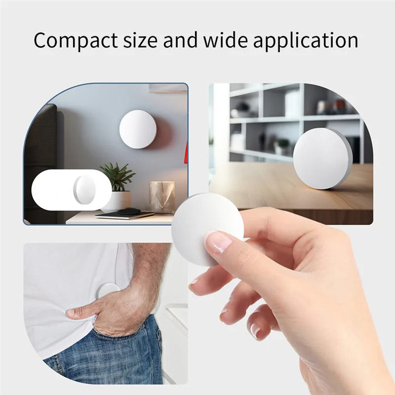 

A37T-Tuya Zigbee Smart Key Switch Беспроводной пульт дистанционного управления ключом Мобильная настройка Многосценная связь Интеллектуальный переключатель