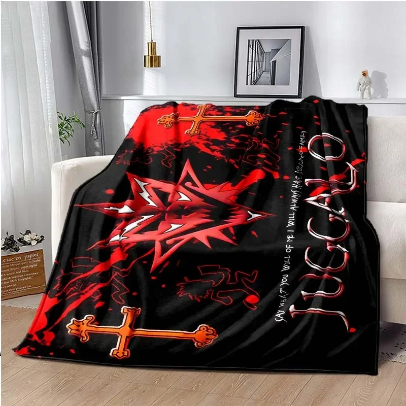 Insane Clown se Band ICP Juggalo Faygo Blanke, può anche essere utilizzato come lenzuolo, telo da bagno, coperte per divano da ufficio per auto al