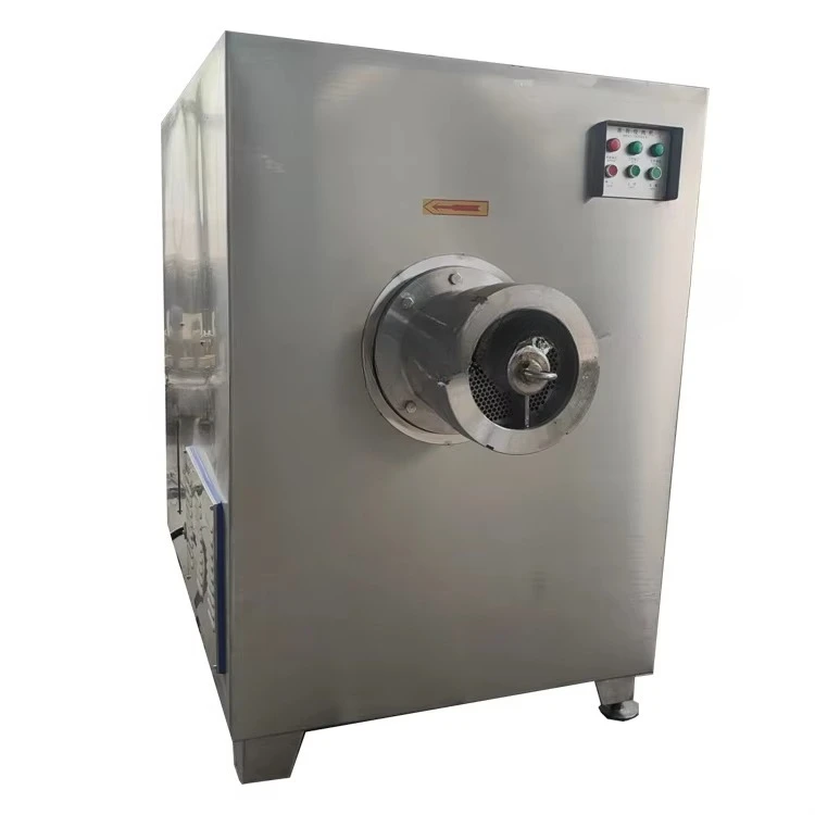 Commercial high-efficiency meat grinder crushing bone stainless steel meat grinder