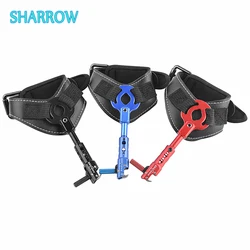 1pc Archery Bow Release Aids 360 Degree Rotatable Compound Bow Shooting Wristband Release Aids 3 colors For Hunting Accessories