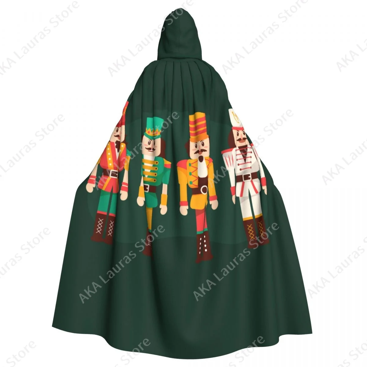 Christmas Nutcrackers Collection Unisex Witch Party Reversible Hooded Adult Vampires Cape Cloak