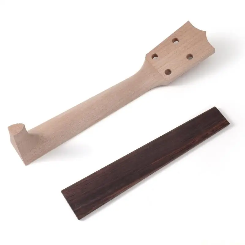 

31BE 1 Set Ukulele Neck Fretboard Ukulele Fingerboard and Neck Ukulele Fretboard Neck Musical Instrument Supplies Set